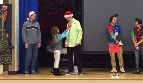 Theater Class Performs The Grinch to Fawn Elementary Students
