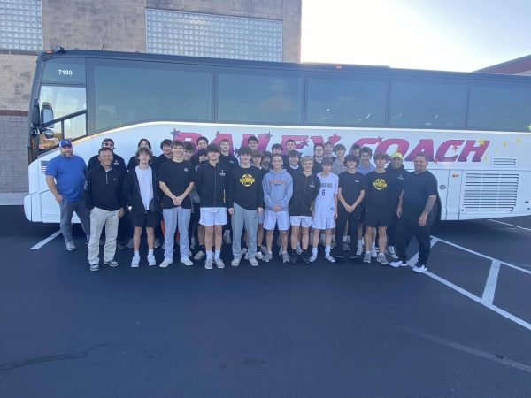 The KD Boys Soccer Team prepares for their trip to States.